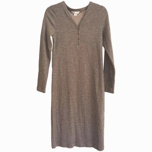 H&M Beige Mama Maternity Fitted Casual Maxi Dress